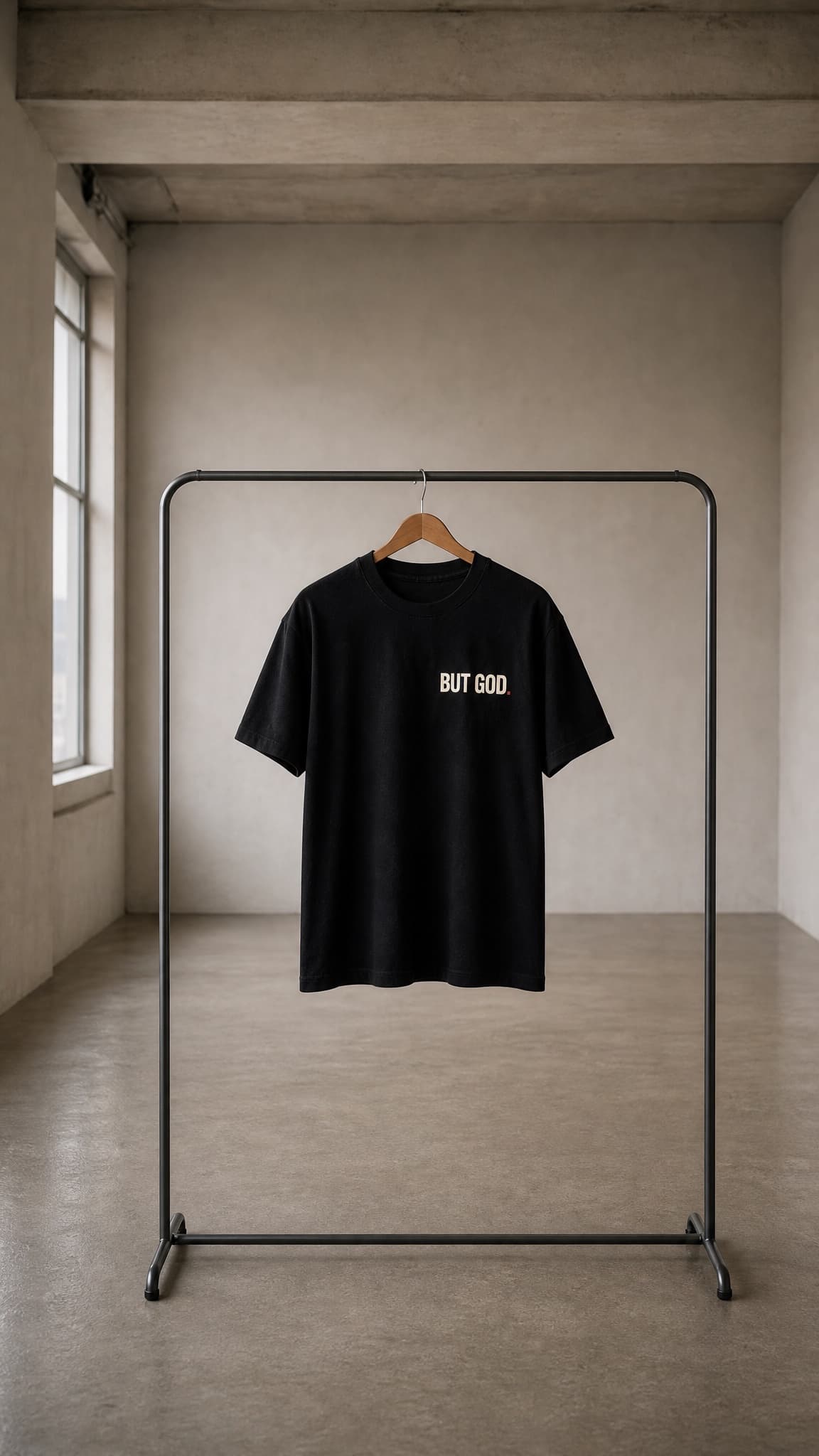 My Story in Two Words tee, on location