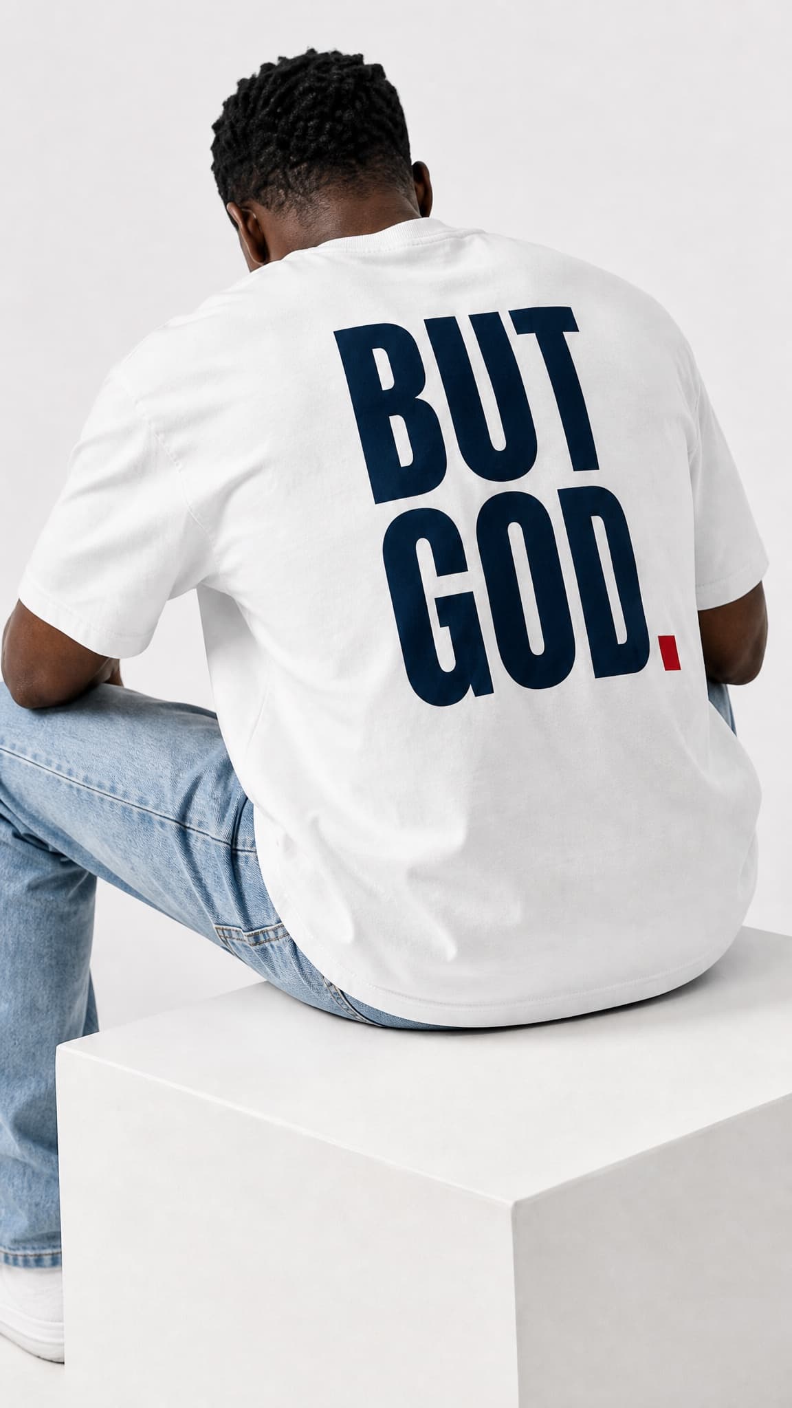 My Story in Two Words tee, back print