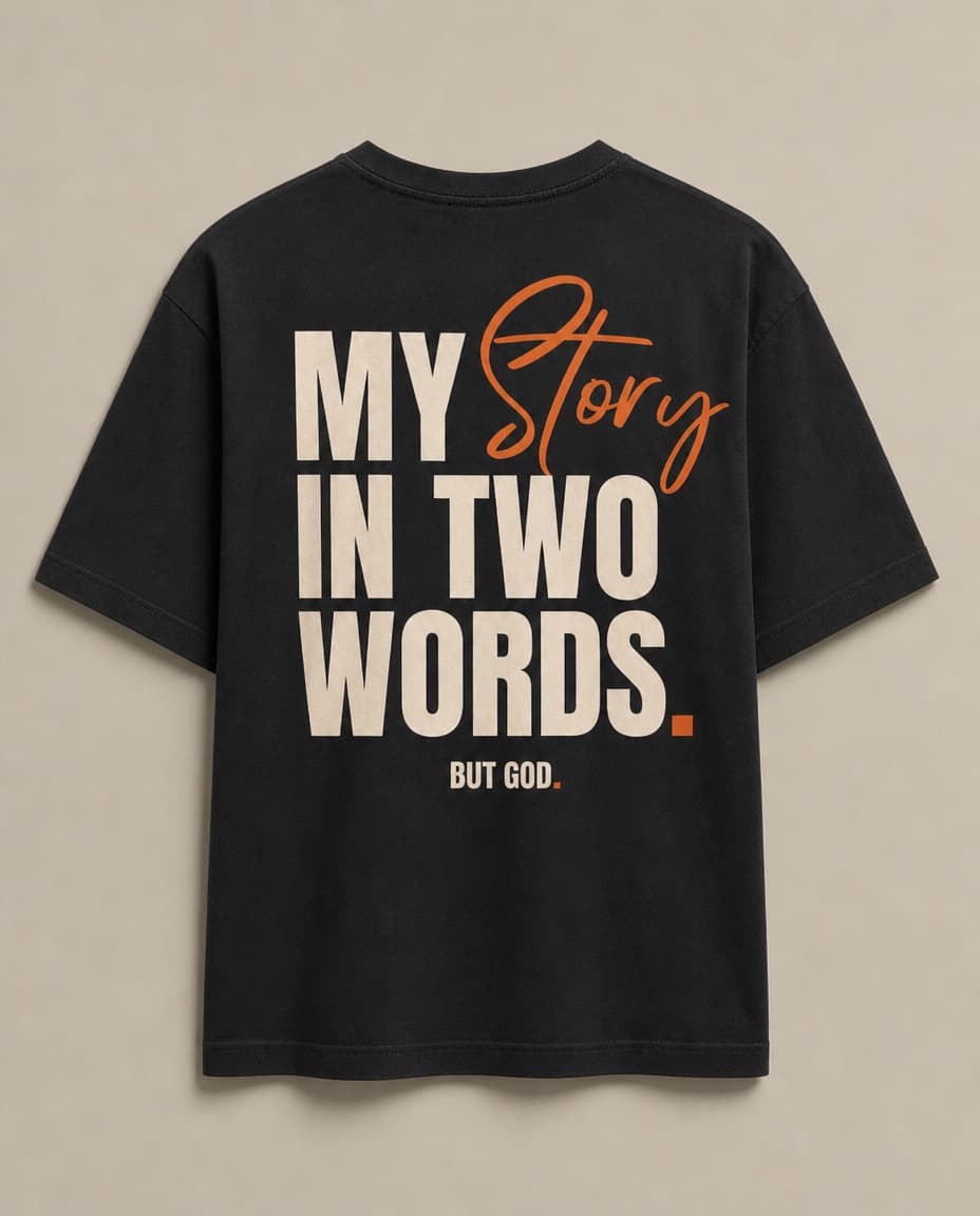 My Story Black Tee